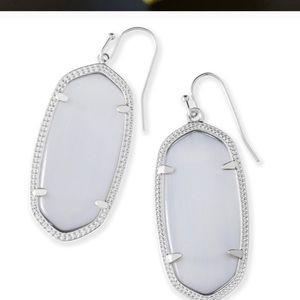 Kendra Scott Elle silver --SINGLE EARRING
